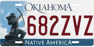 OK license plate 682ZVZ