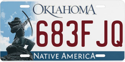 OK license plate 683FJQ