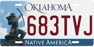 OK license plate 683TVJ