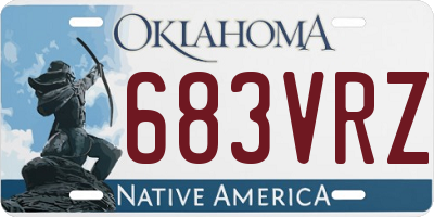 OK license plate 683VRZ