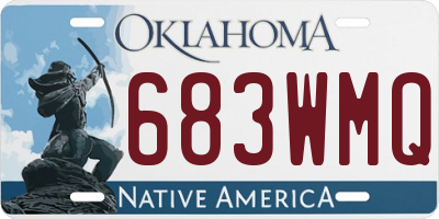 OK license plate 683WMQ