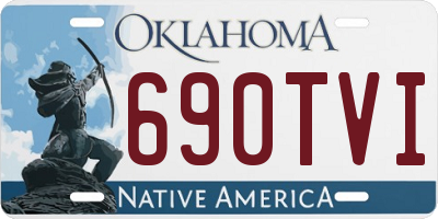 OK license plate 690TVI