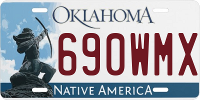 OK license plate 690WMX
