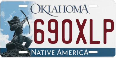 OK license plate 690XLP