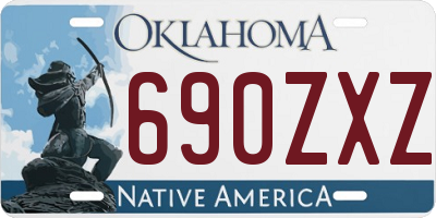 OK license plate 690ZXZ