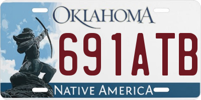 OK license plate 691ATB