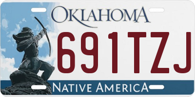 OK license plate 691TZJ