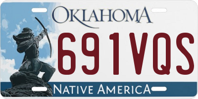 OK license plate 691VQS