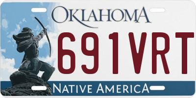 OK license plate 691VRT