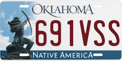 OK license plate 691VSS