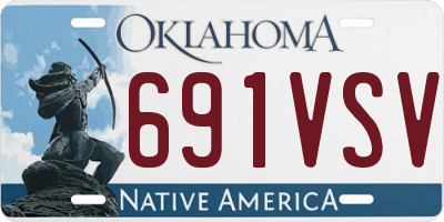 OK license plate 691VSV