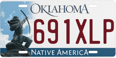 OK license plate 691XLP