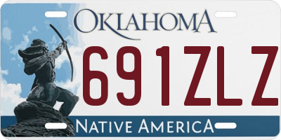 OK license plate 691ZLZ