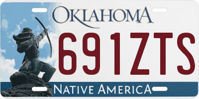 OK license plate 691ZTS