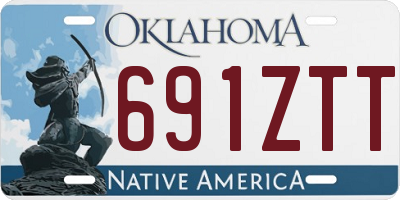 OK license plate 691ZTT