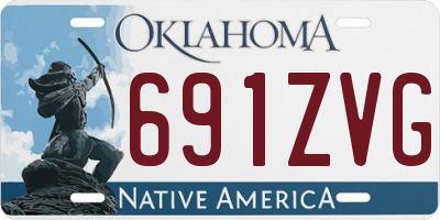 OK license plate 691ZVG