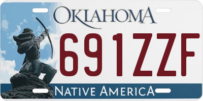 OK license plate 691ZZF
