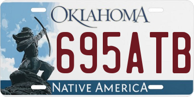 OK license plate 695ATB