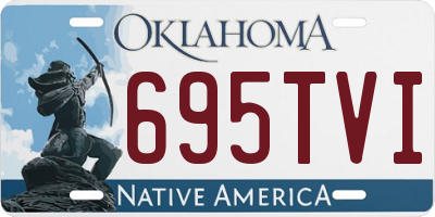 OK license plate 695TVI