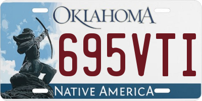 OK license plate 695VTI