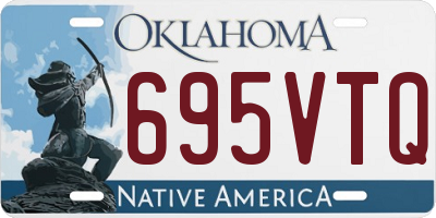 OK license plate 695VTQ