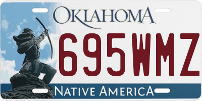 OK license plate 695WMZ