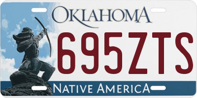 OK license plate 695ZTS