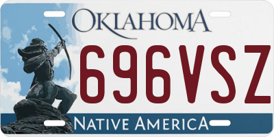 OK license plate 696VSZ