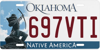 OK license plate 697VTI