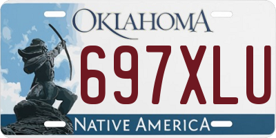 OK license plate 697XLU