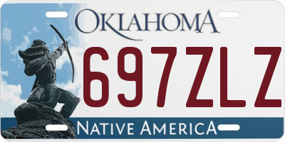 OK license plate 697ZLZ