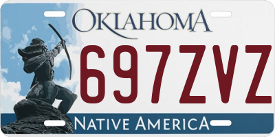 OK license plate 697ZVZ