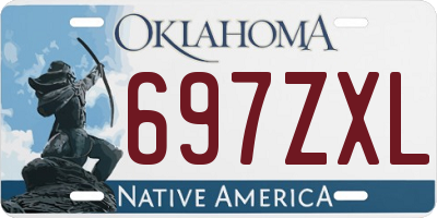OK license plate 697ZXL