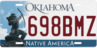 OK license plate 698BMZ
