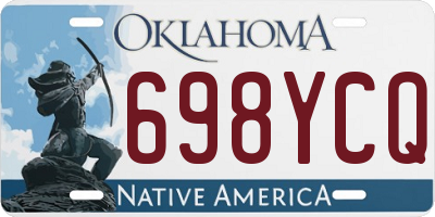 OK license plate 698YCQ