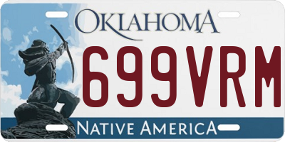OK license plate 699VRM