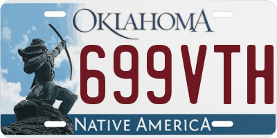 OK license plate 699VTH
