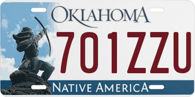 OK license plate 701ZZU