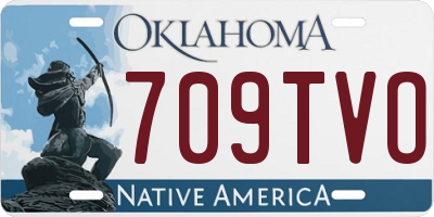 OK license plate 709TVO