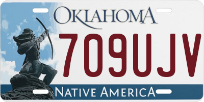 OK license plate 709UJV