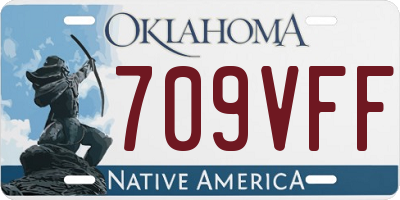 OK license plate 709VFF