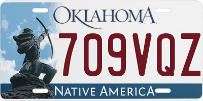 OK license plate 709VQZ
