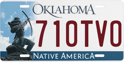 OK license plate 710TVO
