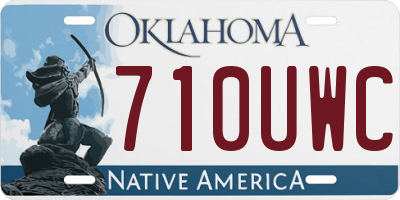 OK license plate 710UWC