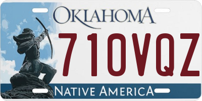 OK license plate 710VQZ