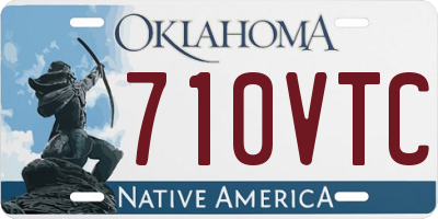 OK license plate 710VTC