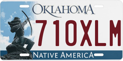 OK license plate 710XLM
