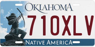 OK license plate 710XLV