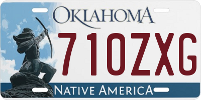 OK license plate 710ZXG