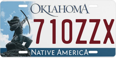 OK license plate 710ZZX